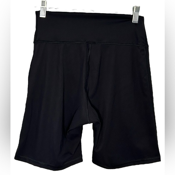 GYMSHARK Elevate Black Biker Shorts Women’s Size Large Workout Yoga Cycling - Picture 4 of 7